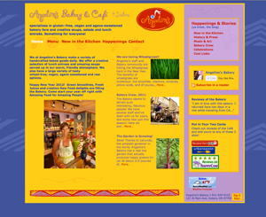 Angeline's Bakery Website Re-design